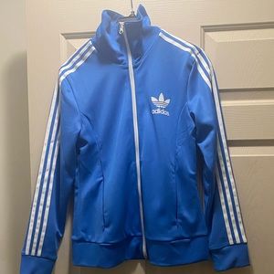 Light Blue Retro Adidas track jacket